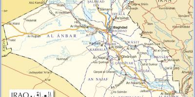 Karta Iraka cesta