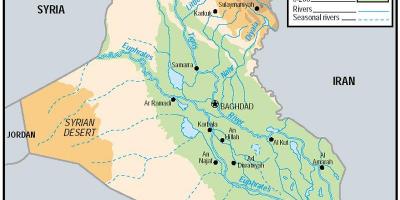 Karta visine Iraku 