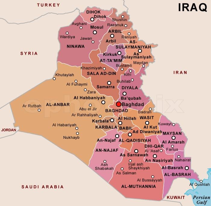 Karta Irak