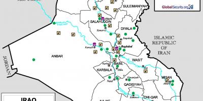 Karta Iraka zračne luke